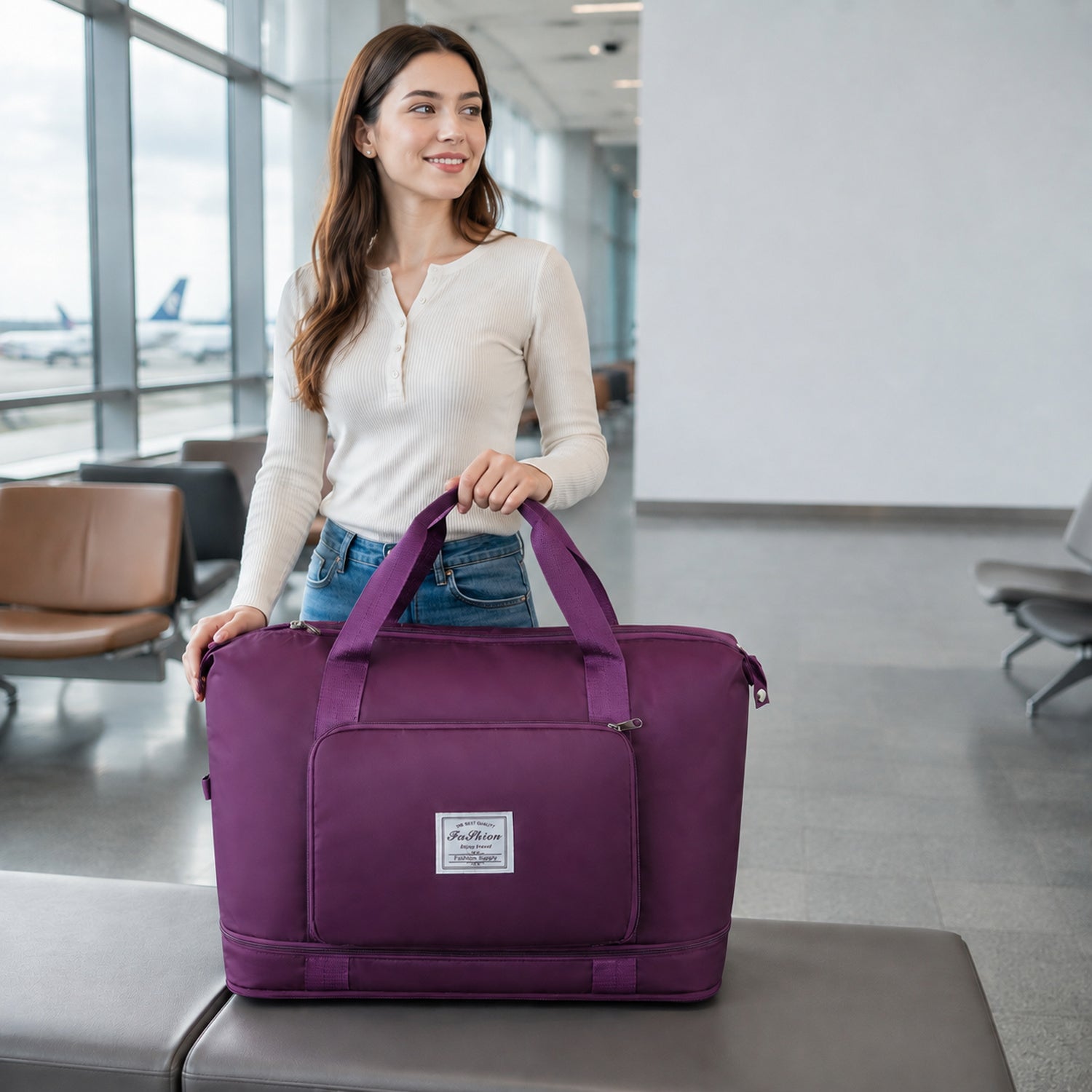 Foldable Travel Bag – Expandable, Waterproof Weekender | FERVENT