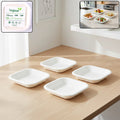 Disposable Food Tray Set – Square, 10 Pieces for Easy Serving