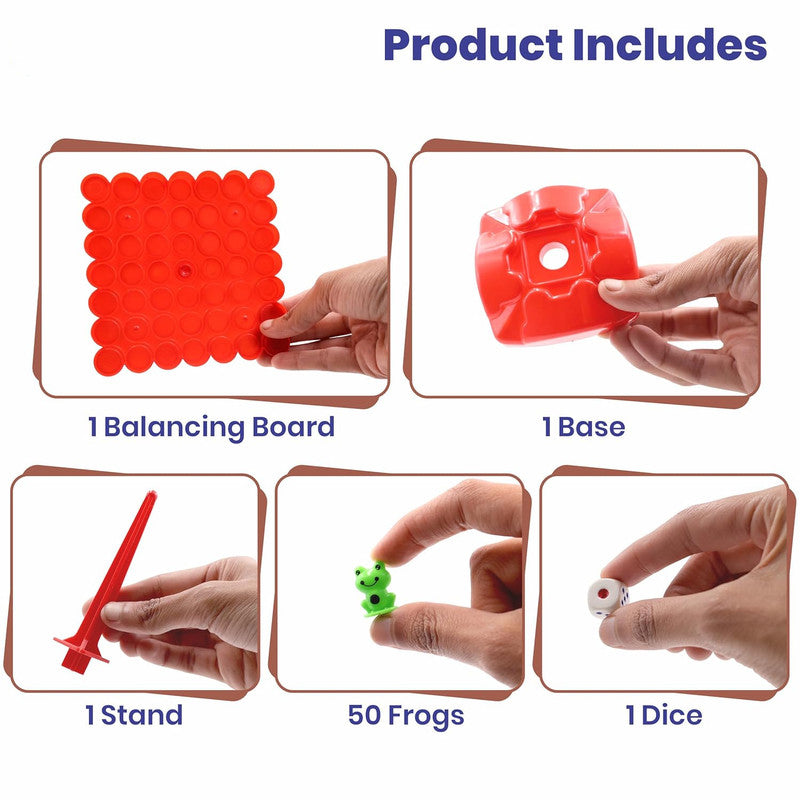 Aditi Froggy Wobble Balance Game for Kids – Fun Tilt & Stack Challenge