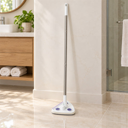 Long handle triangular cleaning mop floors corners