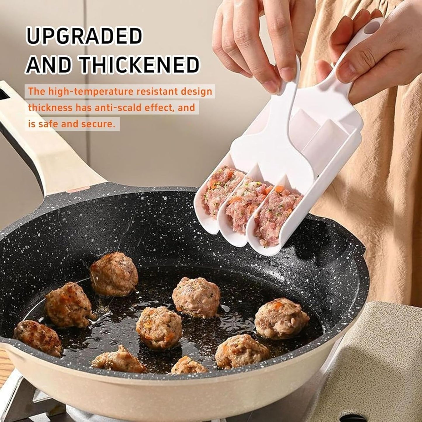 Fritter Maker – Multifunction Scoop for Donuts & Cake Balls | XcelCraft