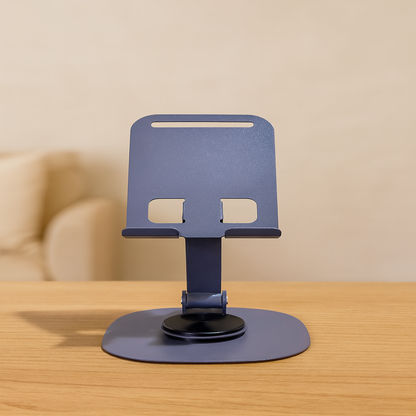 Adjustable Metal Mobile Phone Stand Holder for Desk | Heavy-Duty Anti-Slip Mobile & Tablet Stand with Height & Angle Adjustment | Universal Compatible Phone Stand for Office, Home, Video Calls, Gaming & Charging