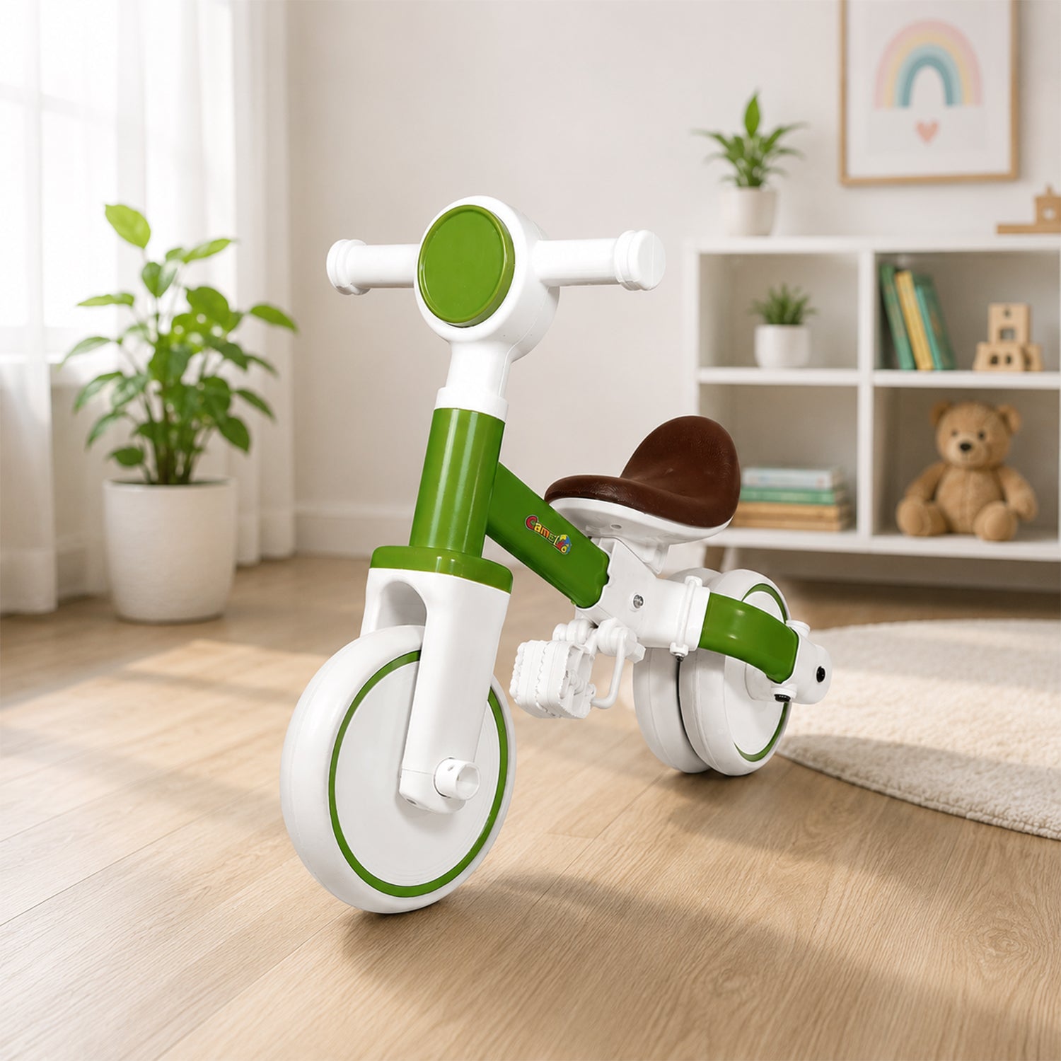 Kids Tricycle with Adjustable Seat Pedal Ride On Bicycle for Toddlers Boys & Girls