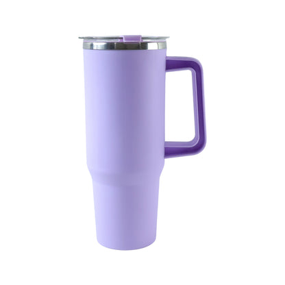 Insulated mug close-up view