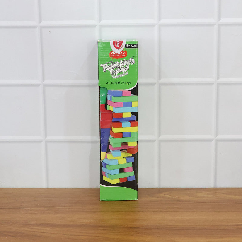Aditi Colourful Tumbling Tower Game for Kids & Family – Skill-Building Balance Blocks Set