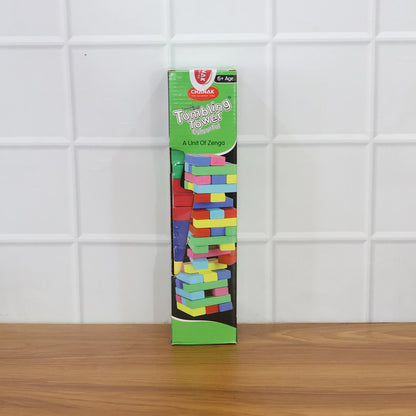 Aditi Colourful Tumbling Tower Game for Kids & Family – Skill-Building Balance Blocks Set