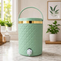 Large Capacity Insulated Quilted Camper Water Jug with Push Button Tap Leak Proof