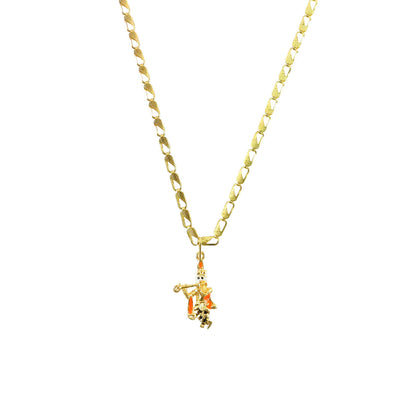 Lord Krishna Pendant with Chain – Eternal Divine Charm Necklace