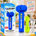 Interactive Rope Launcher Toy with Magic String Light Effect for Kids Indoor Outdoor Play
