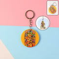 Hanuman Mandir Keychain – Bright Devotional Lightweight Accessory