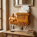 Key Holder Express Train – Wall Rack Organizer with Hooks for Home