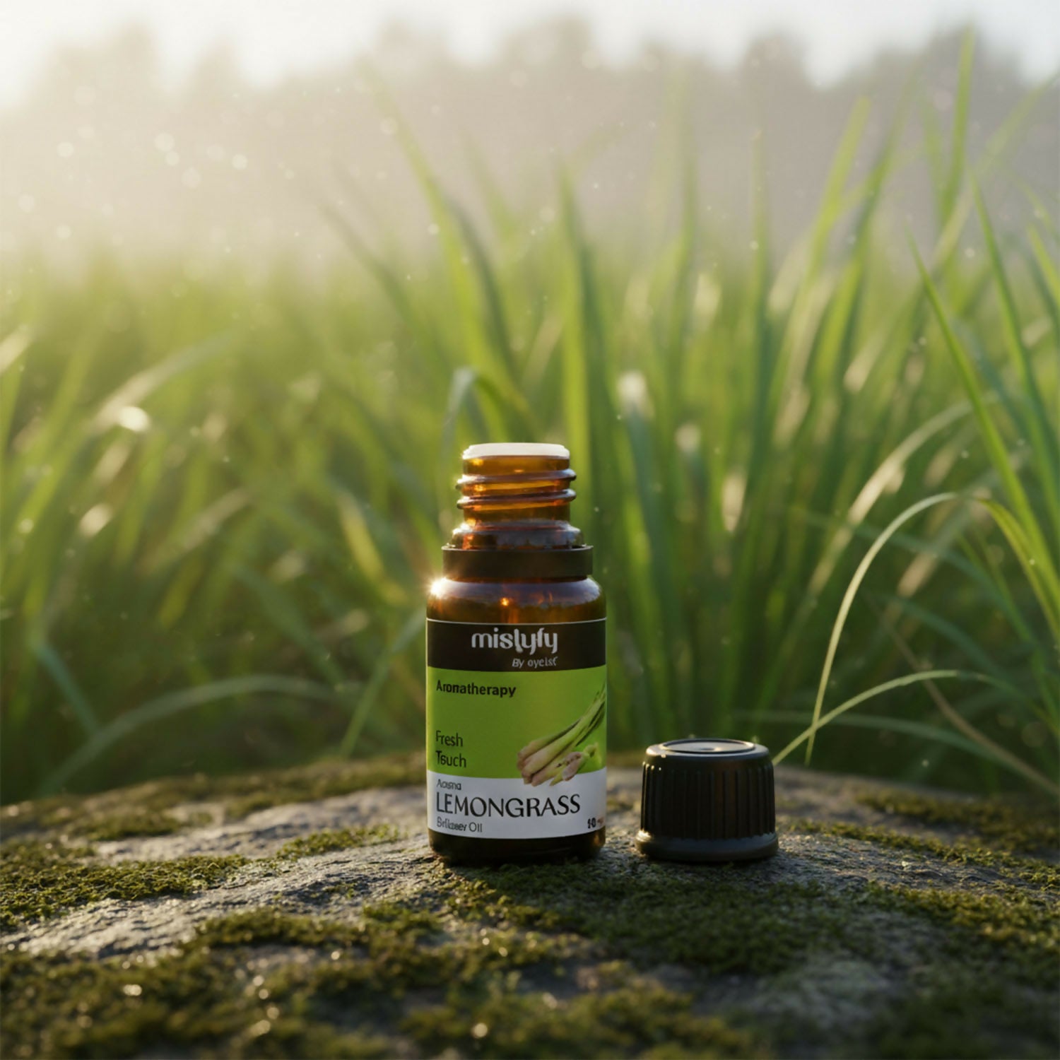 Eyelet Lemongrass Aroma Diffuser Oil & Fresh Touch Aromatherapy Oil (10ml)