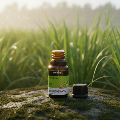 Eyelet Lemongrass Aroma Diffuser Oil & Fresh Touch Aromatherapy Oil (10ml)
