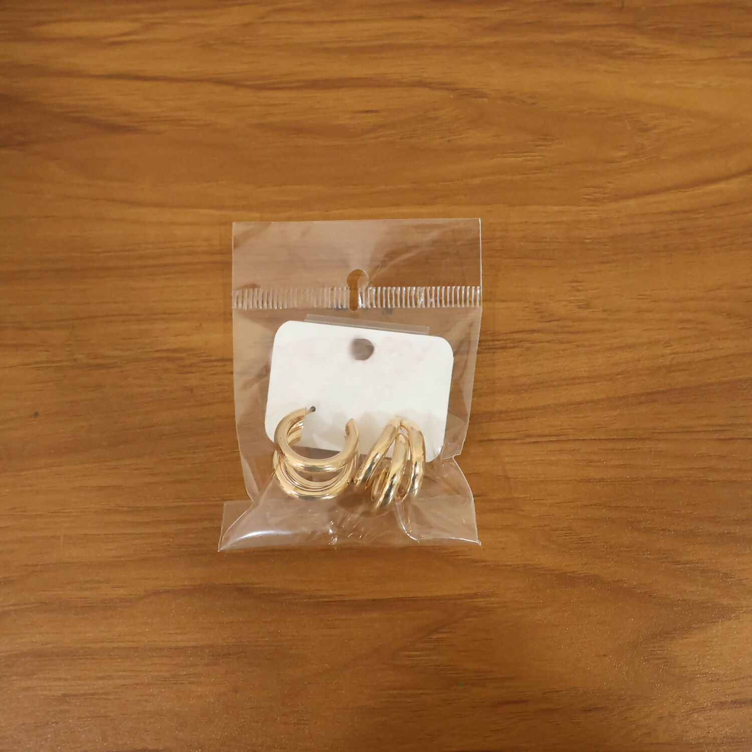 Gold Plated Multi Layer Hoop Earrings for Women & Girls – Stylish Chunky Hoop Fashion Earrings