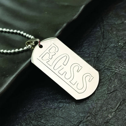 Boss Chain Pendant For Men