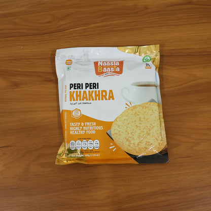 Naasta Baasta Peri Peri Khakhra Ready-to-Eat Spicy Crispy Wheat Snack (200 Gm)
