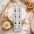 Monthly 12 Pairs  Earring Set A Silver Finish with Various Geometric Studs and Huggie Hoops.