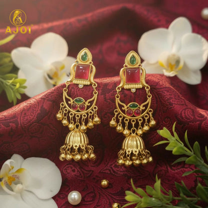 Maharani Designer Jhumkhi Drop Earrings