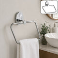 Wall Mounted Square Towel Ring – Space-Saving Bathroom Organizer