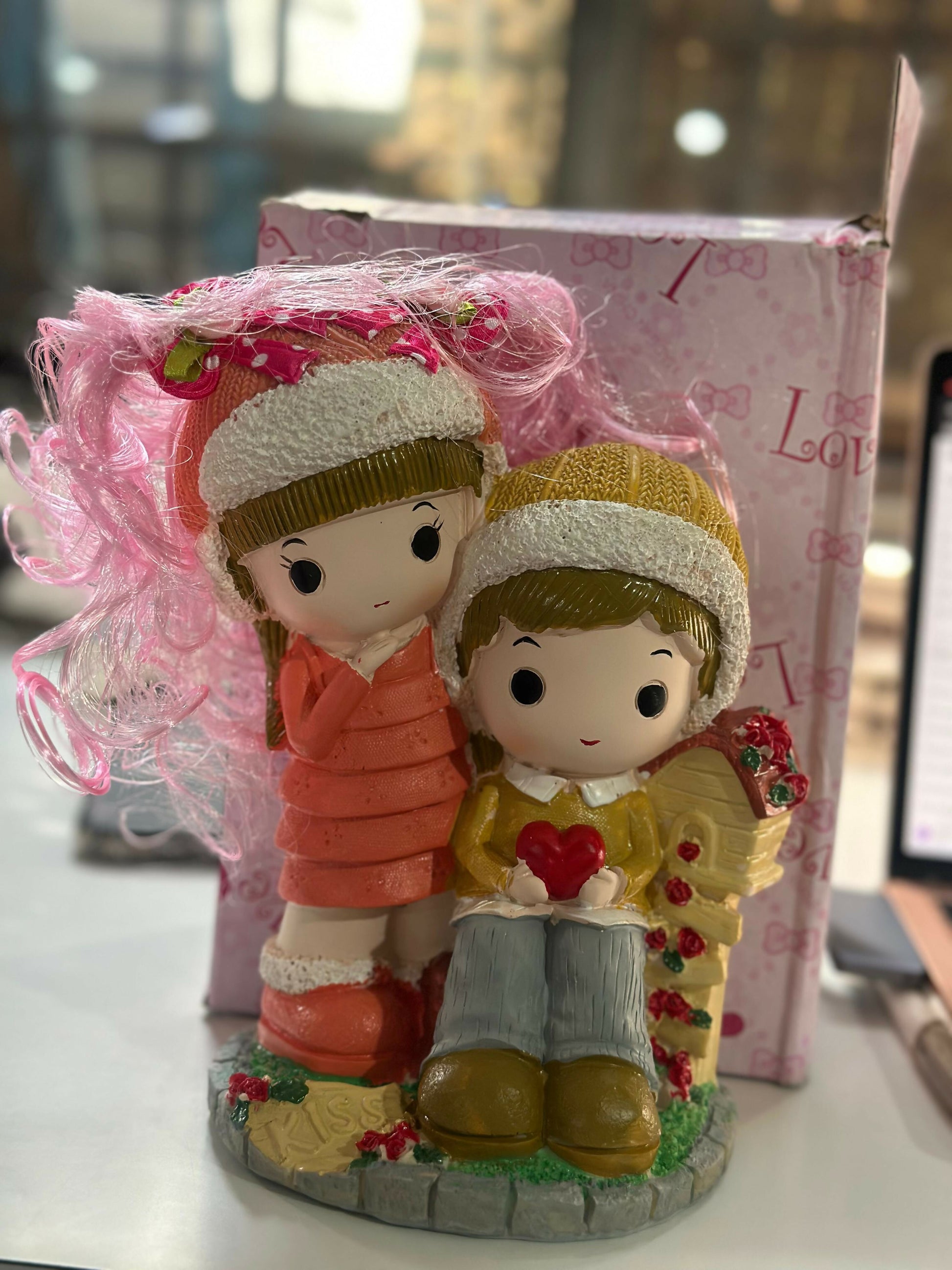 Cute Kids Piggy Bank Money Box | PolyResin Coin Bank | Home Decor & Gift