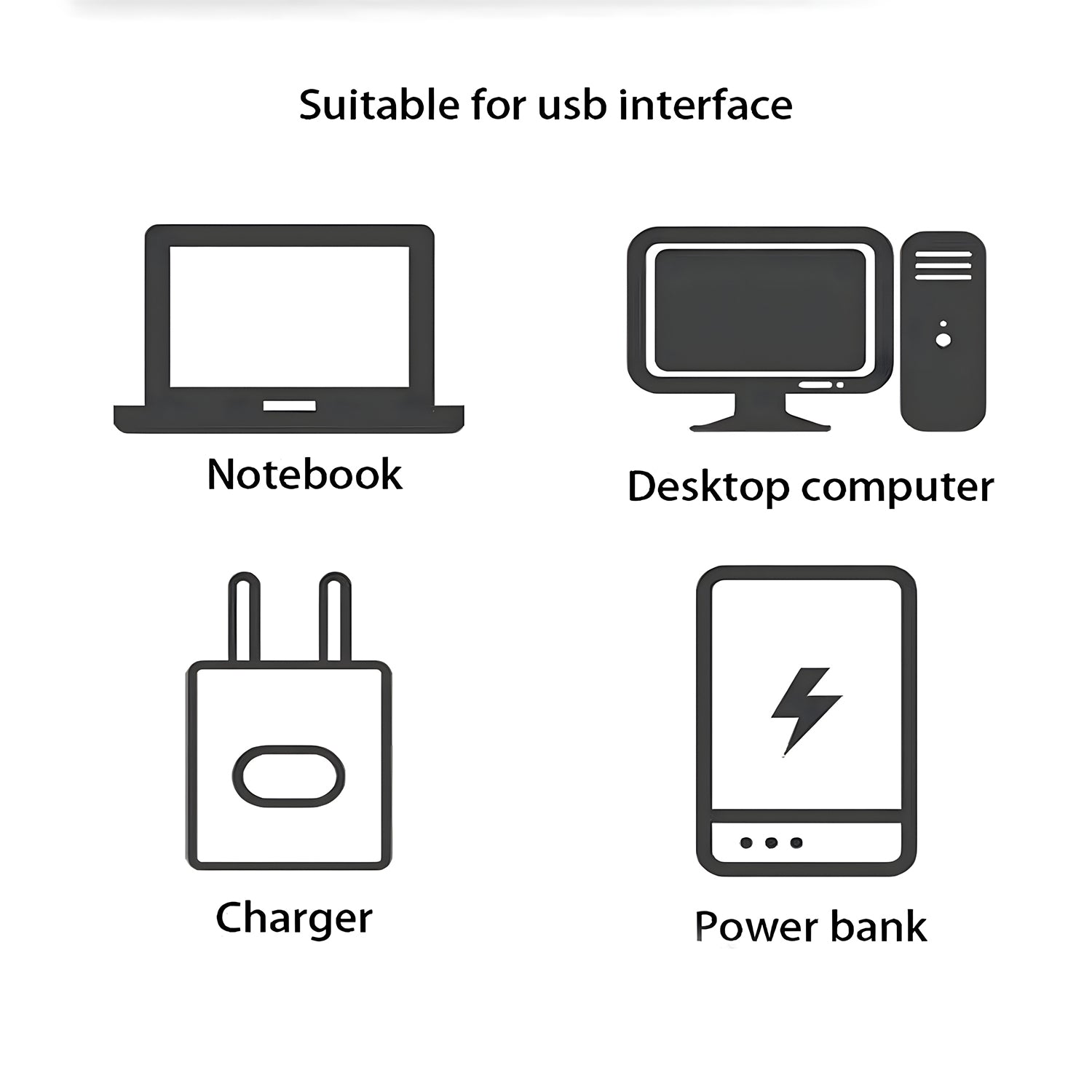 Mini USB LED Night Light - (2 Pc / Set)