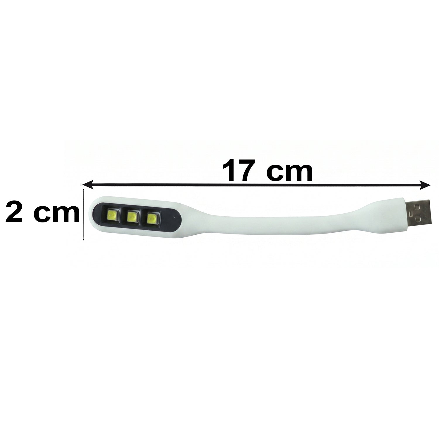 Mini Flexible USB LED Light Gooseneck Reading Lamp for Laptop (1 Pc)