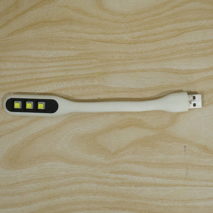Mini Flexible USB LED Light Gooseneck Reading Lamp for Laptop (1 Pc)