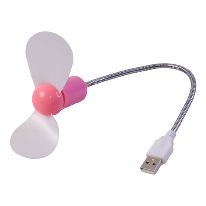 Flexible USB Mini Fan with Gooseneck Neck for Laptop and Desk Cooling (1 Pc)