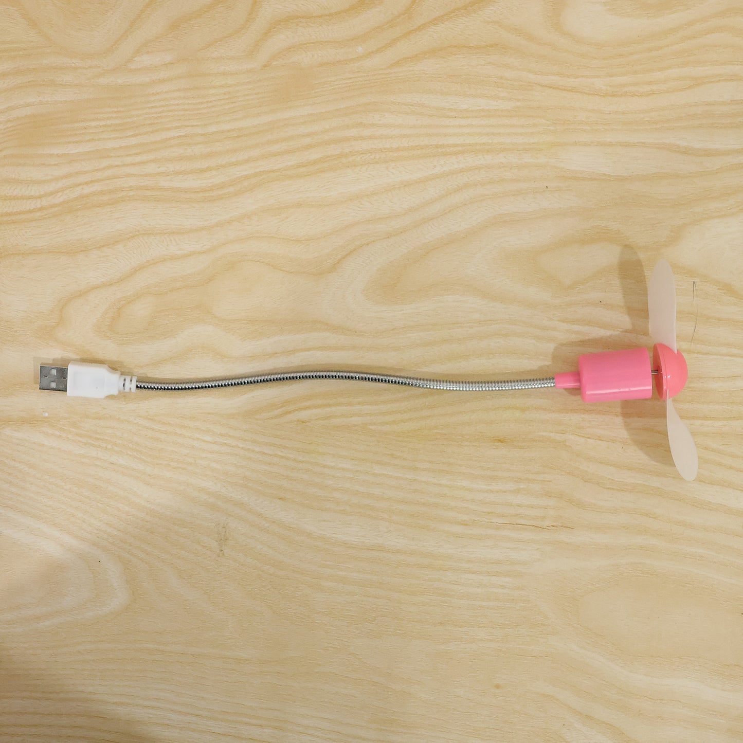 Flexible USB Mini Fan with Gooseneck Neck for Laptop and Desk Cooling (1 Pc)