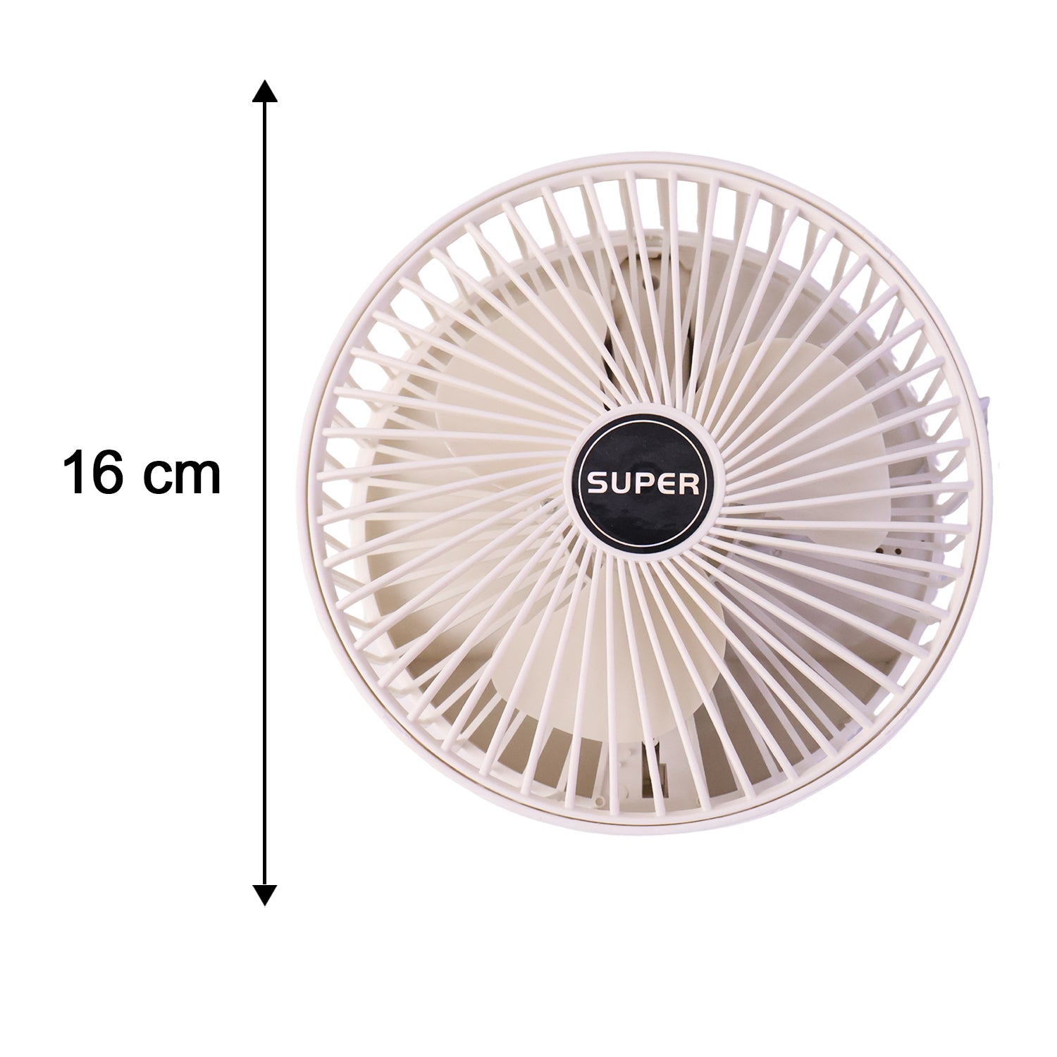 Portable Foldable USB Desktop Fan with Adjustable Height Stand (1 Pc)