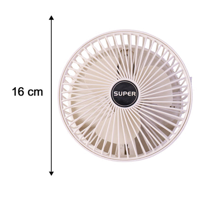 Portable Foldable USB Desktop Fan with Adjustable Height Stand (1 Pc)