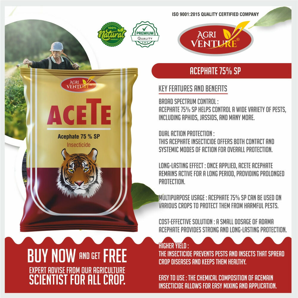 AgriVenture ACETE ( Acepate 75% SP ) (1 LTR)