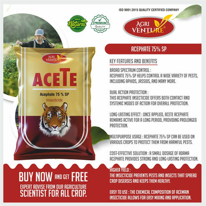 AgriVenture ACETE ( Acepate 75% SP ) (1 LTR)