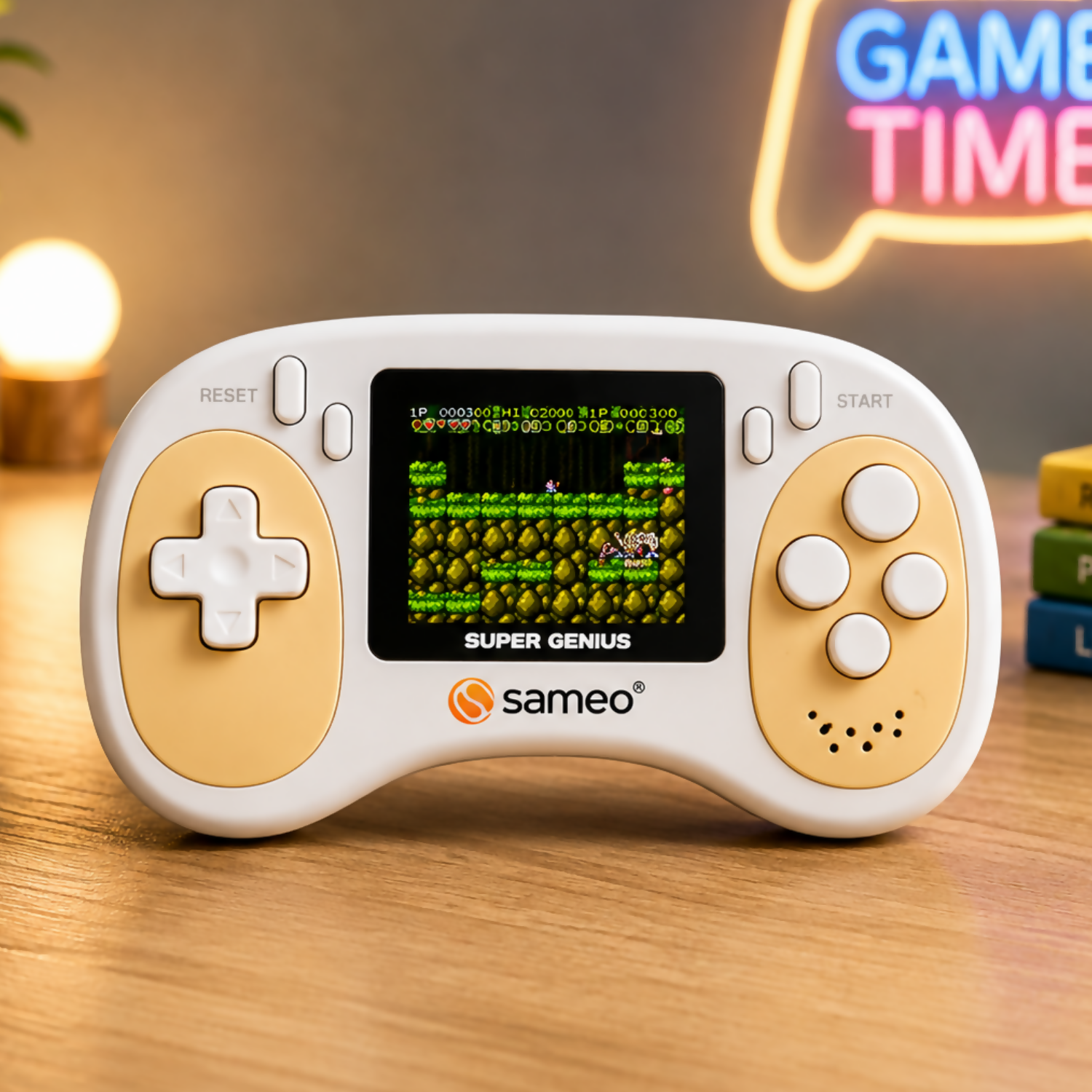 Sameo Super Genius Handheld Console | 500+ Retro Games | 2.4
