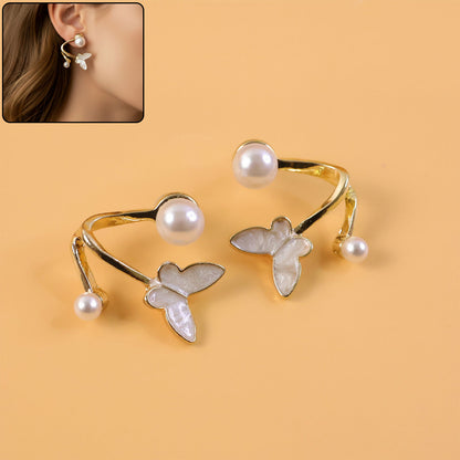 Korean Style Multi Layer Crystal Hoop Earrings for Women & Girls
