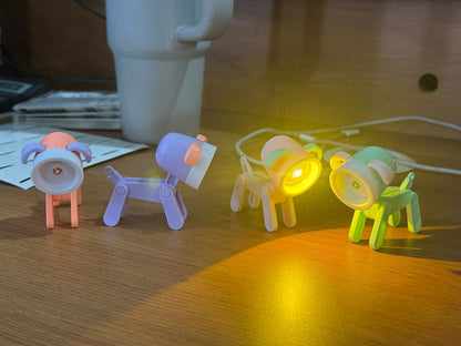 Cute Dog LED Mini Flashlight Toy for Kids – Portable & Bright
