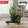 Rolling Metal Plant Stand – Heavy-Duty Mobile Garden Trolley