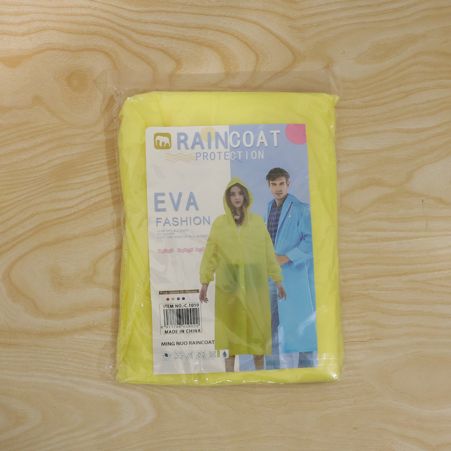 EVA Rain Coat – Lightweight Hooded Design for Monsoon