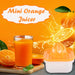 Manual juicer for lime and orange in bright plastic design