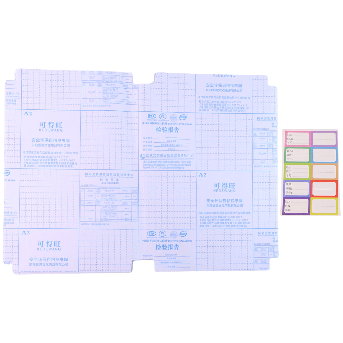 Durable Clear Adhesive Sheets for Book Protection