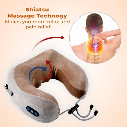 Neck pillow massager white bg