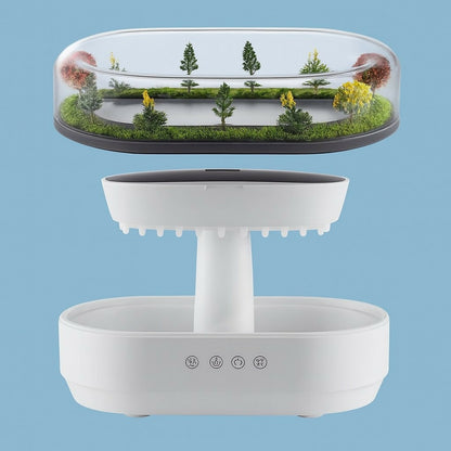 Forest Landscape Aroma Diffuser with LED Light & Natural White Noise