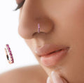 Non-Pierced Nose Ring Set – 5 Gold-Tone Clip-On Styles