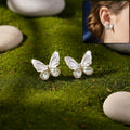 Butterfly Stud Earrings – Elegant Crystal Design for Women