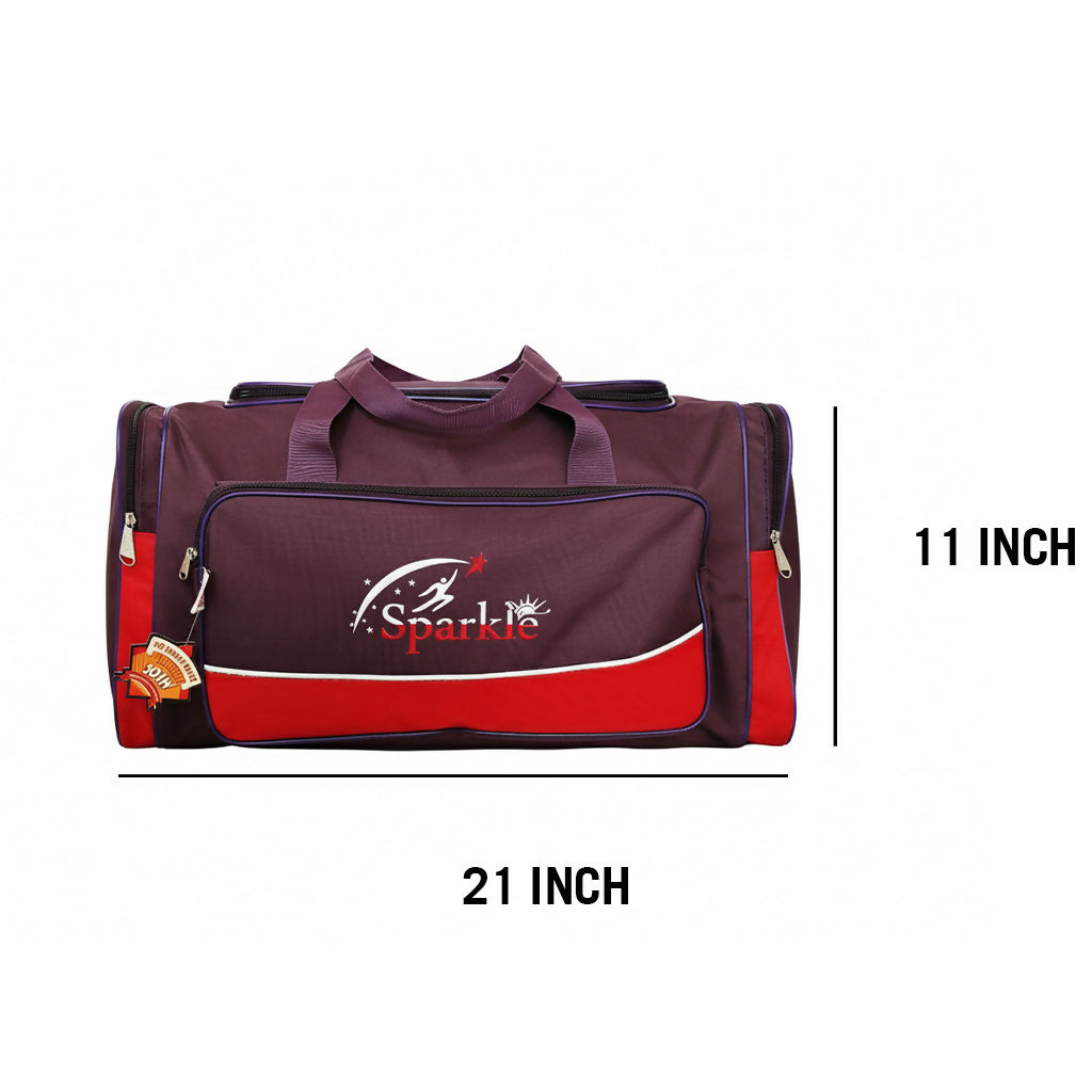 Sparkle Dholak Travel Bag – Multicolor | Heavy-Duty Musical Instrument Carry Case | Padded, Large Front Pocket | Durable Zippers & Strong Handles | Fits Standard Dholak