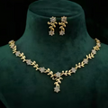 Everlasting Bloom V-Necklace – Floral motif with elegant detailing