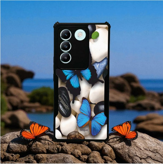 Blue Wings Beauty Mobile Cover For VIVO T3