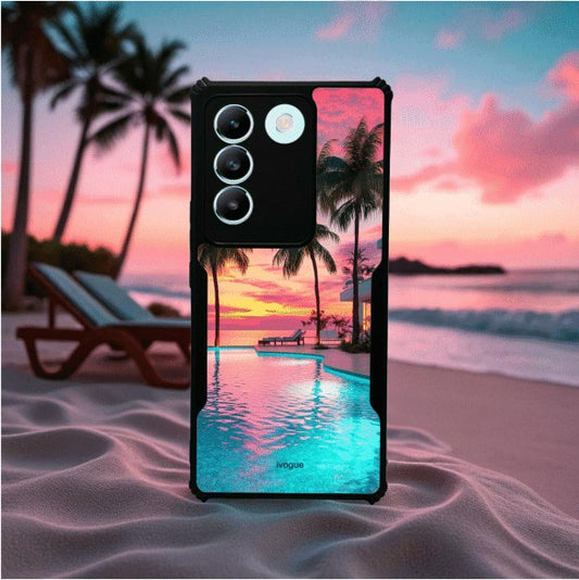 Sunset Serenity Mobile Cover For VIVO T3