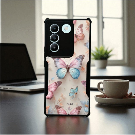 Butterfly Bloom Mobile Cover For VIVO T3