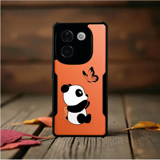 Panda and Butterfly Mobile Cover For Vivo T3 Pro